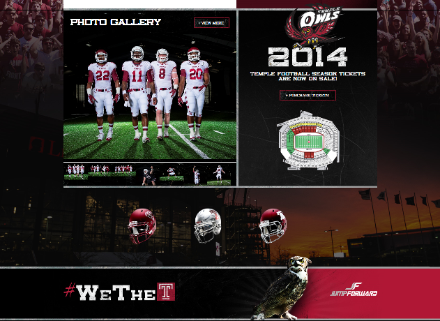 Temple Football – Official Site Launch