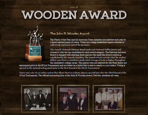 Coach Wooden – Official Site Relaunch